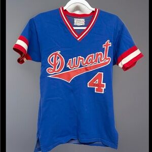Vtg 70s Southland DURANT Oklahoma Lions baseball jersey